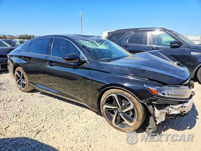 Czwarte zdjęcie samochodu z boku: 2021 HONDA ACCORD SPORT SE VIN:1HGCV1F45MA111577 - miniatura