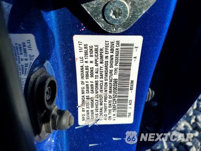 Zdjęcie 12 z 12 samochodu: 2018 HONDA CIVIC LX VIN:19XFC2F52JE003569 - miniatura