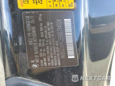 Zdjęcie 12 z 12 samochodu: 2011 BMW M3 VIN:WBSDX9C59BE784024 - miniatura