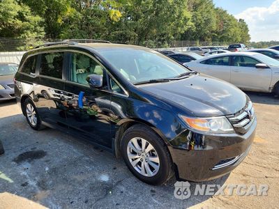 Czwarte zdjęcie samochodu z boku: 2015 HONDA ODYSSEY EXL VIN:5FNRL5H63FB118011 - miniatura