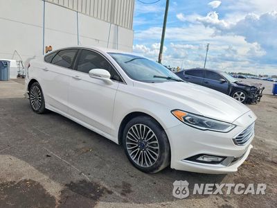 Czwarte zdjęcie samochodu z boku: 2017 FORD FUSION SE VIN:3FA6P0HD2HR244697 - miniatura