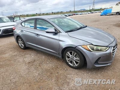 Czwarte zdjęcie samochodu z boku: 2018 HYUNDAI ELANTRA SEL VIN:KMHD84LF6JU585657 - miniatura