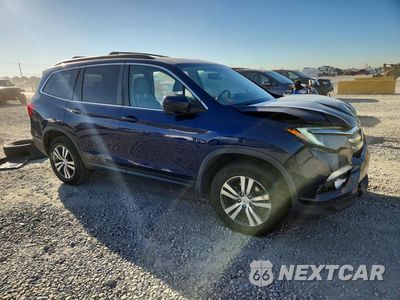 Czwarte zdjęcie samochodu z boku: 2018 HONDA PILOT EXL VIN:5FNYF6H57JB013710 - miniatura