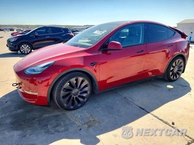 2021 TESLA MODEL Y 5YJYGDEF1MF075560 - główne zdjęcie licytacji z USA - miniatura