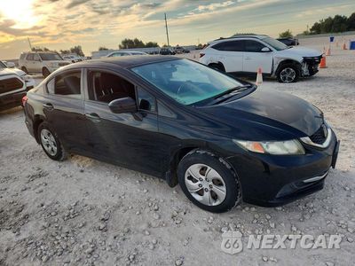 Czwarte zdjęcie samochodu z boku: 2015 HONDA CIVIC LX VIN:2HGFB2E53FH535110 - miniatura