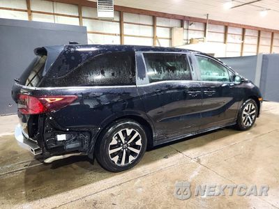 Trzecie zdjęcie samochodu z tyłu: 2025 HONDA ODYSSEY EXL VIN:5FNRL6H65SB081818 - miniatura