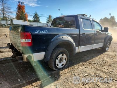 Trzecie zdjęcie samochodu z tyłu: 2004 FORD F150 SUPERCREW VIN:1FTRW14W84KB57604 - miniatura