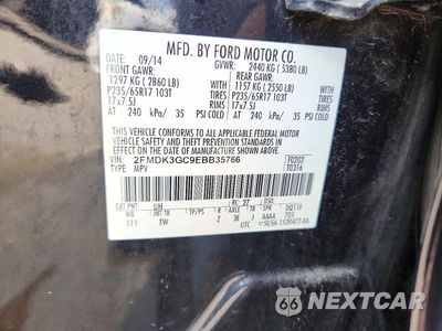 Zdjęcie 13 z 13 samochodu: 2014 FORD EDGE SE VIN:2FMDK3GC9EBB35766 - miniatura
