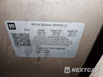 Zdjęcie 12 z 12 samochodu: 2023 CHEVROLET MALIBU LT VIN:1G1ZD5ST3PF186066 - miniatura