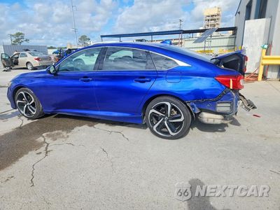 Drugie zdjęcie samochodu z przodu: 2019 HONDA ACCORD SPORT VIN:1HGCV1F35KA019633 - miniatura