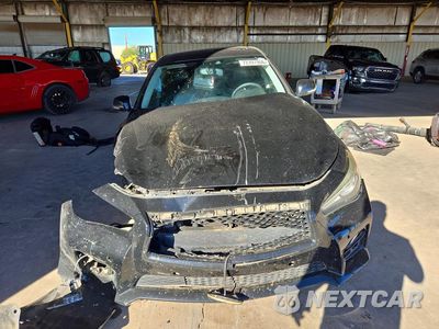 Piąte zdjęcie samochodu w środku: 2016 INFINITI Q50 RED SPORT 400 VIN:JN1FV7APXGM420578 - miniatura