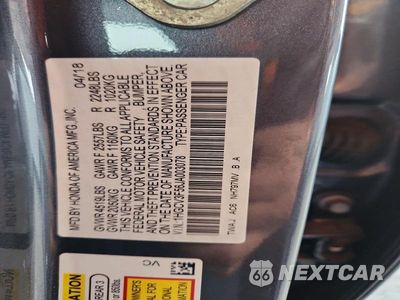 Zdjęcie 12 z 12 samochodu: 2018 HONDA ACCORD HYBRID EXL VIN:1HGCV3F56JA003078 - miniatura