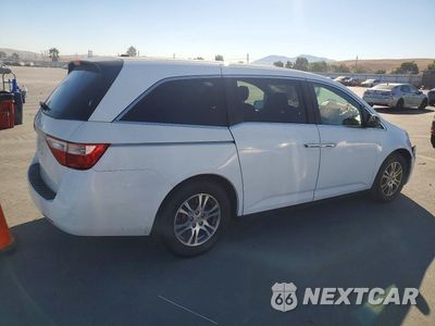Trzecie zdjęcie samochodu z tyłu: 2012 HONDA ODYSSEY EXL VIN:5FNRL5H62CB001712 - miniatura