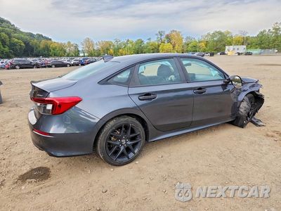 Trzecie zdjęcie samochodu z tyłu: 2022 HONDA CIVIC SPORT VIN:2HGFE2F55NH587455 - miniatura