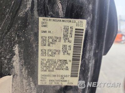 Zdjęcie 12 z 12 samochodu: 2011 NISSAN TITAN SV VIN:1N6BA0CC3BN316507 - miniatura