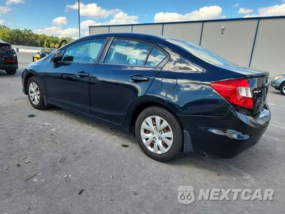 Drugie zdjęcie samochodu z przodu: 2012 HONDA CIVIC LX VIN:19XFB2F58CE011715 - miniatura
