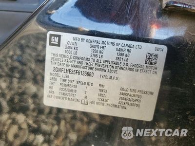 Zdjęcie 13 z 13 samochodu: 2015 CHEVROLET EQUINOX LTZ VIN:2GNFLHE35F6135680 - miniatura
