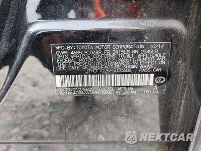 Zdjęcie 12 z 12 samochodu: 2015 LEXUS IS 250 VIN:JTHCF1D25F5020686 - miniatura