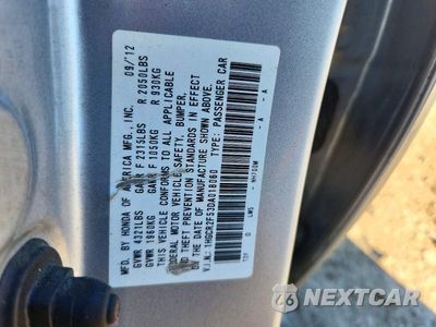 Zdjęcie 12 z 12 samochodu: 2013 HONDA ACCORD SPORT VIN:1HGCR2F53DA018060 - miniatura