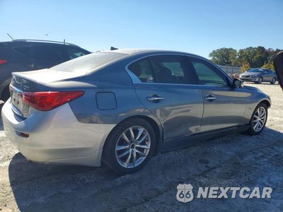 Trzecie zdjęcie samochodu z tyłu: 2014 INFINITI Q50 PREMIUM VIN:JN1BV7AP2EM683336 - miniatura
