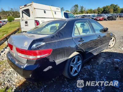 Trzecie zdjęcie samochodu z tyłu: 2004 HONDA ACCORD EX VIN:1HGCM56624A001212 - miniatura