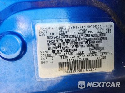 Zdjęcie 12 z 12 samochodu: 2014 NISSAN VERSA NOTE SV VIN:3N1CE2CP2EL376604 - miniatura