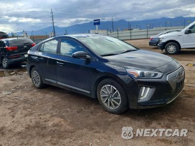 Czwarte zdjęcie samochodu z boku: 2021 HYUNDAI IONIQ SE VIN:KMHC75LJ3MU077109 - miniatura