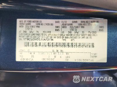Zdjęcie 13 z 13 samochodu: 2018 FORD ESCAPE SEL VIN:1FMCU0HD6JUA82198 - miniatura