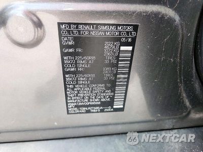 Zdjęcie 13 z 13 samochodu: 2016 NISSAN ROGUE SL VIN:KNMAT2MV0GP695918 - miniatura