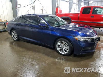 Czwarte zdjęcie samochodu z boku: 2018 HONDA ACCORD LX VIN:1HGCV1F14JA020687 - miniatura