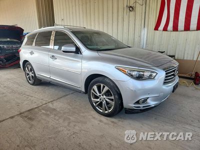 Czwarte zdjęcie samochodu z boku: 2013 INFINITI JX35 BASE VIN:5N1AL0MM4DC337778 - miniatura