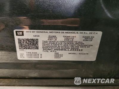 Zdjęcie 13 z 13 samochodu: 2020 CHEVROLET TRAX LS VIN:3GNCJNSB5LL233313 - miniatura