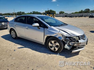 Czwarte zdjęcie samochodu z boku: 2014 HONDA CIVIC LX VIN:2HGFB2F56EH511154 - miniatura