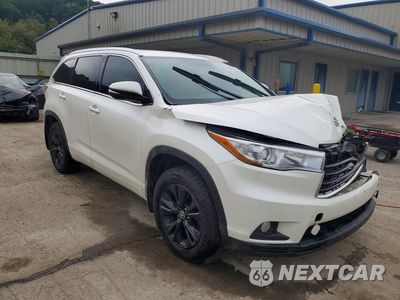 Czwarte zdjęcie samochodu z boku: 2016 TOYOTA HIGHLANDER XLE VIN:5TDJKRFH1GS255120 - miniatura