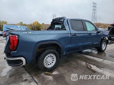 Trzecie zdjęcie samochodu z tyłu: 2024 GMC SIERRA K1500 VIN:1GTPUAEK6RZ395409 - miniatura