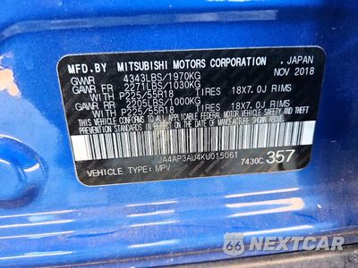 Zdjęcie 13 z 13 samochodu: 2019 MITSUBISHI OUTLANDER SPORT ES VIN:JA4AP3AU4KU015061 - miniatura