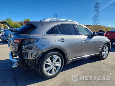 Trzecie zdjęcie samochodu z tyłu: 2012 INFINITI FX35 BASE VIN:JN8AS1MU0CM122392 - miniatura