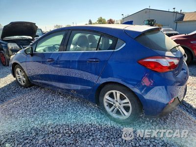 Drugie zdjęcie samochodu z przodu: 2017 CHEVROLET CRUZE LT VIN:3G1BE6SM8HS544689 - miniatura