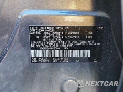 Zdjęcie 13 z 13 samochodu: 2016 TOYOTA RAV4 LIMITED VIN:JTMDFREV4GD183866 - miniatura