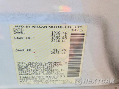 Zdjęcie 12 z 12 samochodu: 2015 NISSAN ALTIMA 2.5 SL VIN:1N4AL3AP0FN866551 - miniatura