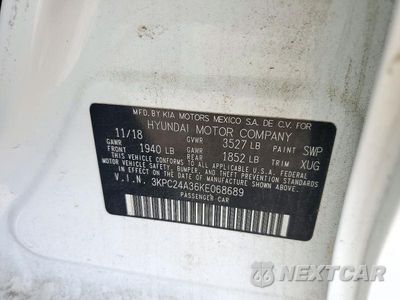 Zdjęcie 12 z 12 samochodu: 2019 HYUNDAI ACCENT SEL VIN:3KPC24A36KE068689 - miniatura