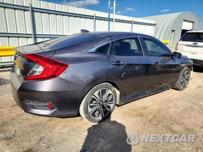 Trzecie zdjęcie samochodu z tyłu: 2018 HONDA CIVIC EX VIN:JHMFC1F38JX005477 - miniatura