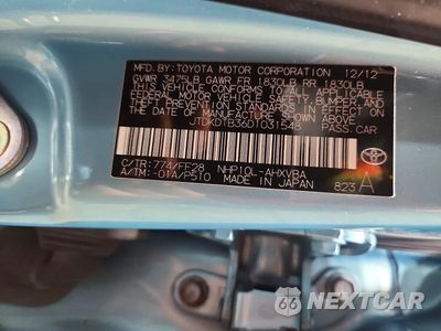 Zdjęcie 13 z 13 samochodu: 2013 TOYOTA PRIUS C TWO VIN:JTDKDTB36D1031548 - miniatura