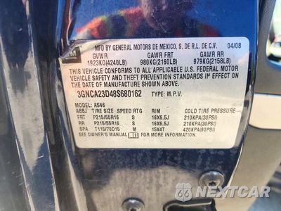 Zdjęcie 13 z 13 samochodu: 2008 CHEVROLET HHR LT VIN:3GNCA23D48S680162 - miniatura