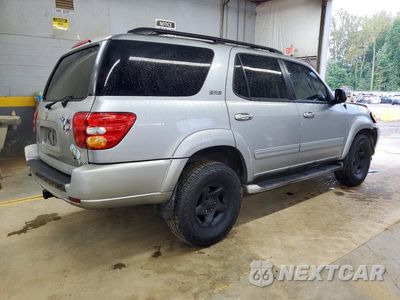 Trzecie zdjęcie samochodu z tyłu: 2002 TOYOTA SEQUOIA SR5 VIN:5TDZT34A92S112265 - miniatura