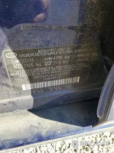 Zdjęcie 12 z 12 samochodu: 2012 HYUNDAI SONATA GLS VIN:5NPEB4AC6CH380887 - miniatura