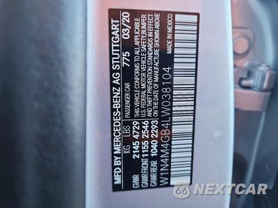 Zdjęcie 13 z 13 samochodu: 2020 MERCEDES-BENZ GLB 250 VIN:W1N4M4GB4LW038104 - miniatura