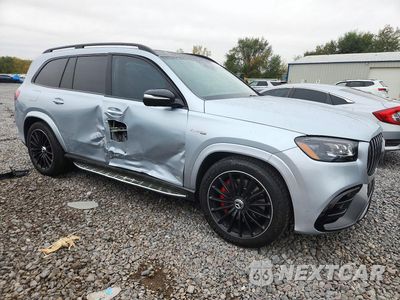 Czwarte zdjęcie samochodu z boku: 2022 MERCEDES-BENZ GLS 63 AMG 4MATIC VIN:4JGFF8KE5NA830938 - miniatura