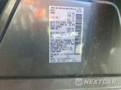 Zdjęcie 12 z 12 samochodu: 2017 NISSAN PATHFINDER PLATINUM VIN:5N1DR2MN7HC630449 - miniatura