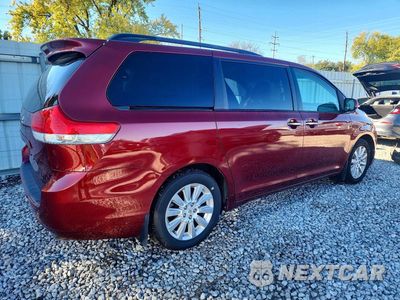 Trzecie zdjęcie samochodu z tyłu: 2011 TOYOTA SIENNA XLE 7-PASSENGER VIN:5TDDK3DC6BS016866 - miniatura